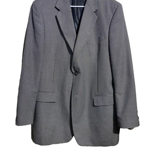 wall street collection Other - Wall Street Collection black white & tan two button suit jacket / blazer 44 Long
